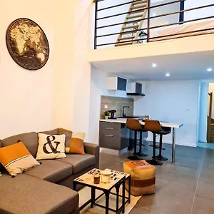 Appartement Grand Loft Avec Terrasse Privee, Saint-Etienne (Loire)